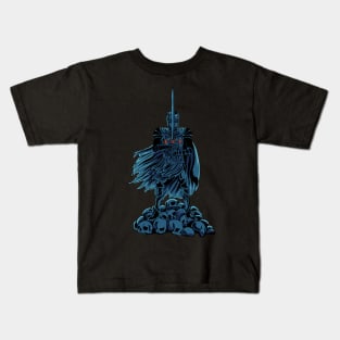 Templar with sword on skulls - Knights Templar Kids T-Shirt